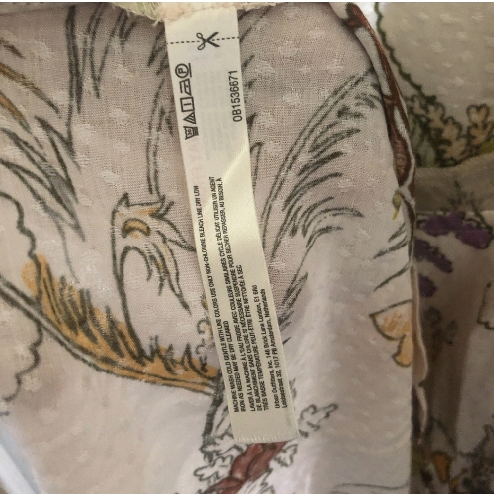 Anthropologie Multicolor Floral Mini Dress - Picture 9 of 9